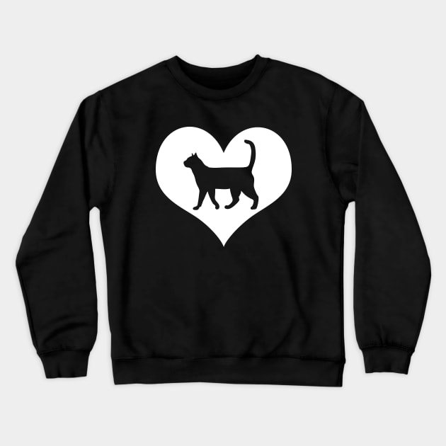 I Love Cats Crewneck Sweatshirt by LunaMay